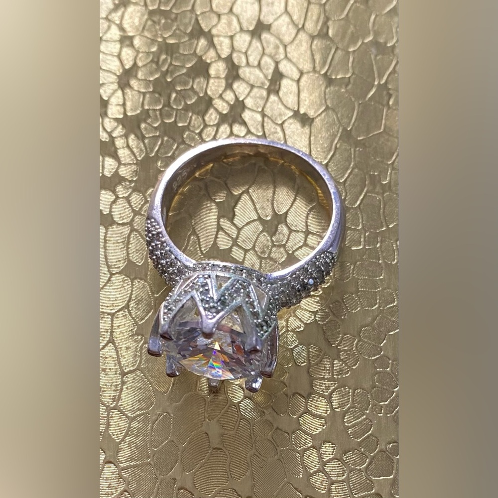 925 Silver Crown Ring - image 4